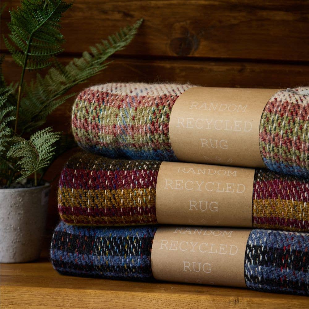 Random Recycled Wool Blanket