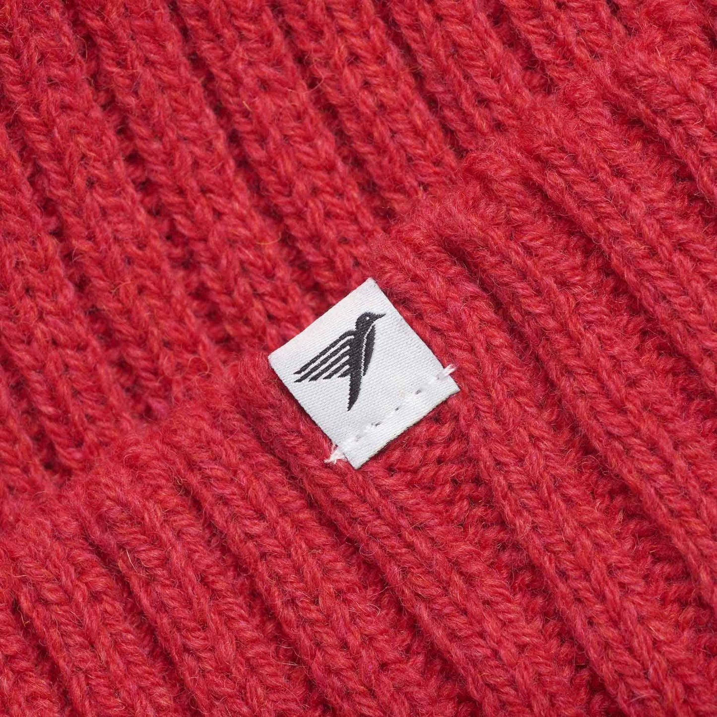 Trail Wool Bobble Hat - Poppy
