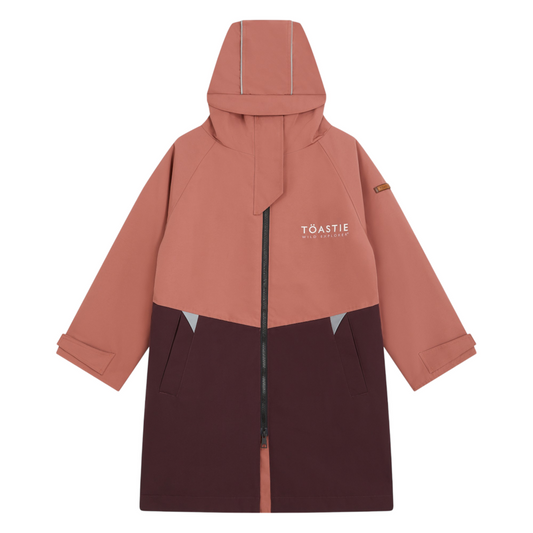 TÖASTIE Kids Waterproof Changing Robe - Rose Pink