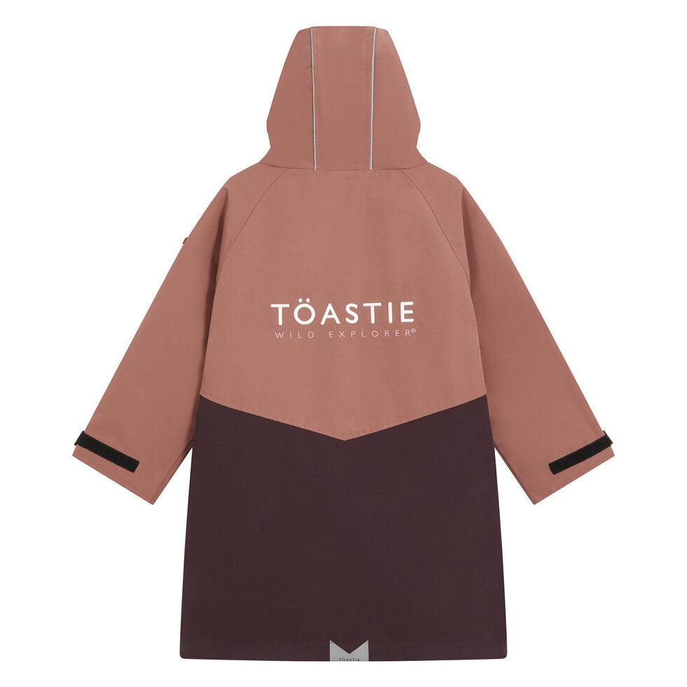 TÖASTIE Kids Waterproof Changing Robe - Rose Pink