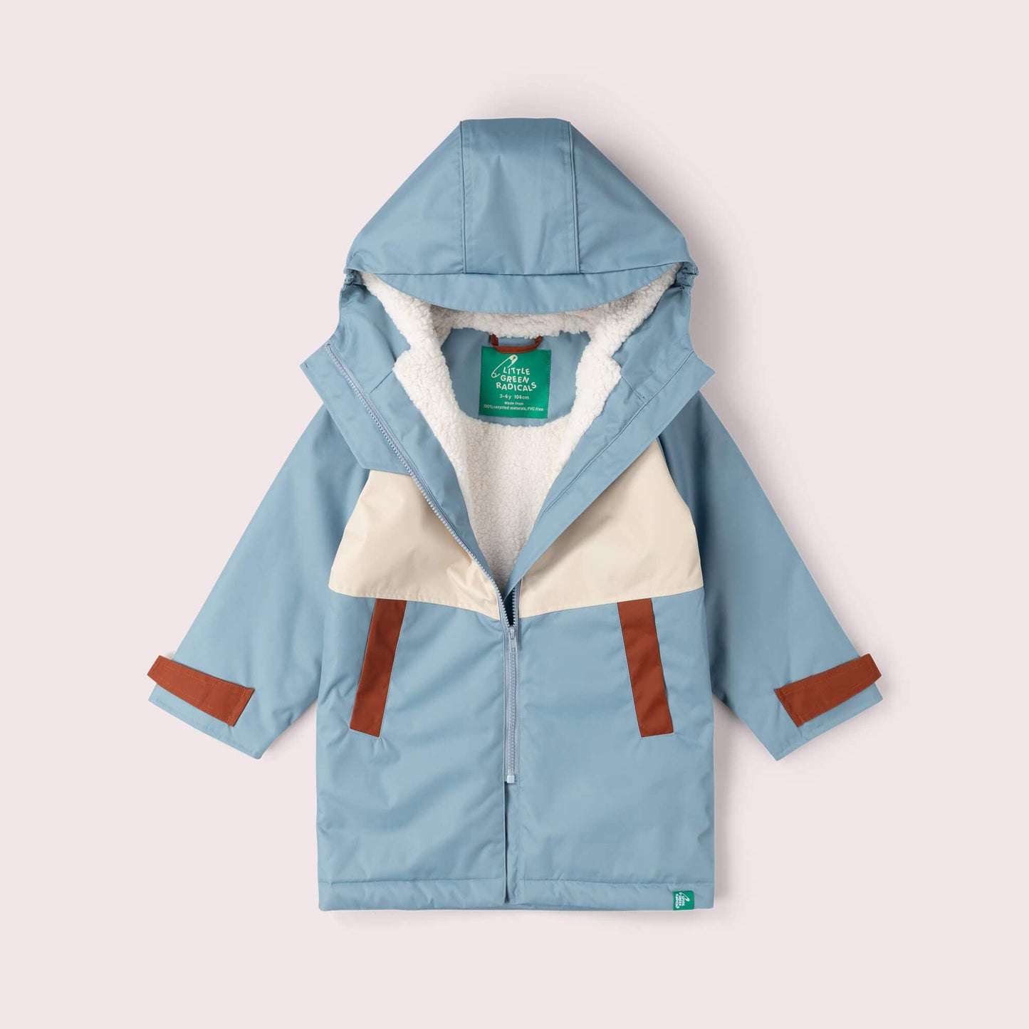 Hazy Blue Waterproof Changing Robe