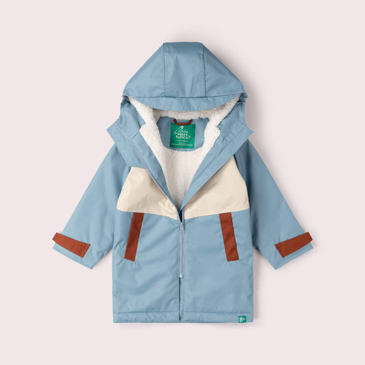 Hazy Blue Waterproof Changing Robe