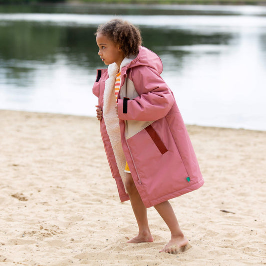 Soft Pink Waterproof Changing Robe