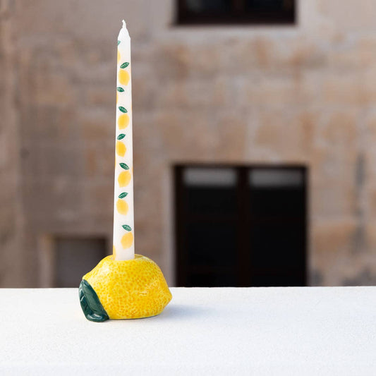 Lemon Dinner Candles