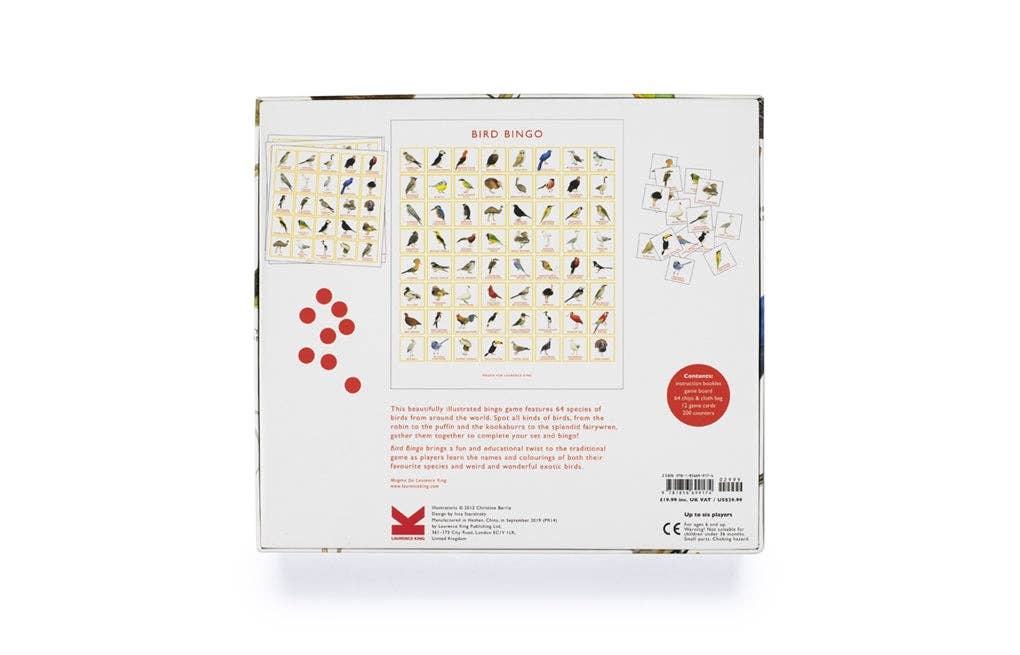 Bird Bingo - Illustrated Nature Game