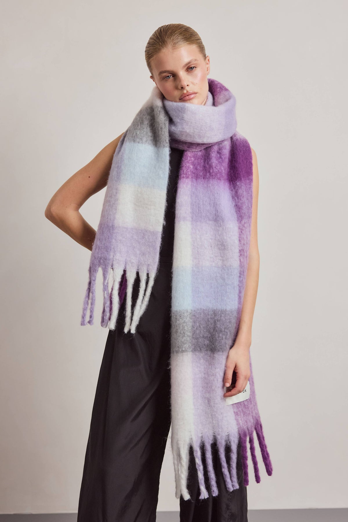 The Reykjavik Scarf - 100% Recycled - Wild Lilac