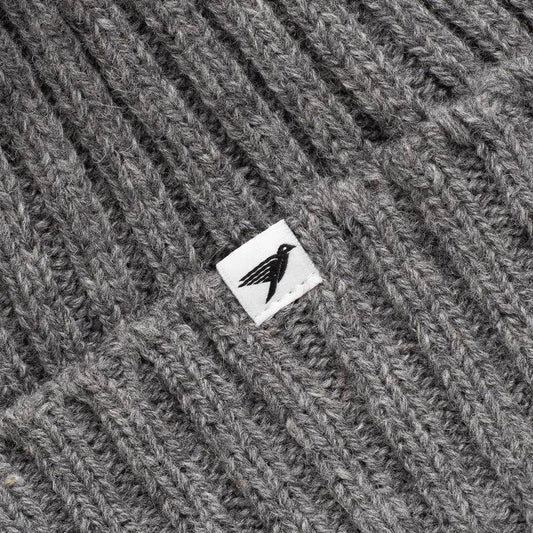 Trail Wool Bobble Hat - Grey