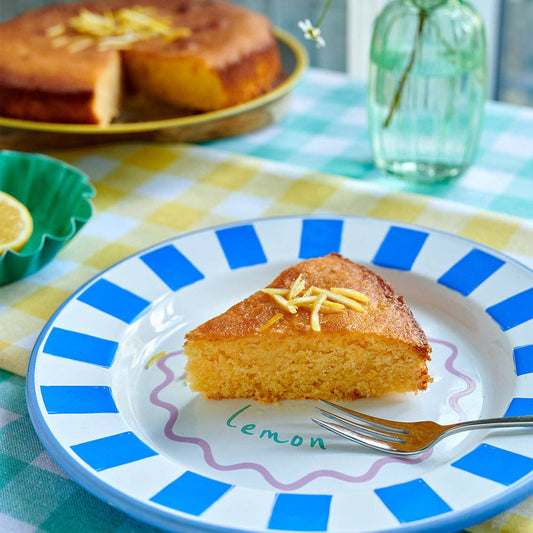 Lemon Enamel Plate - 25cm