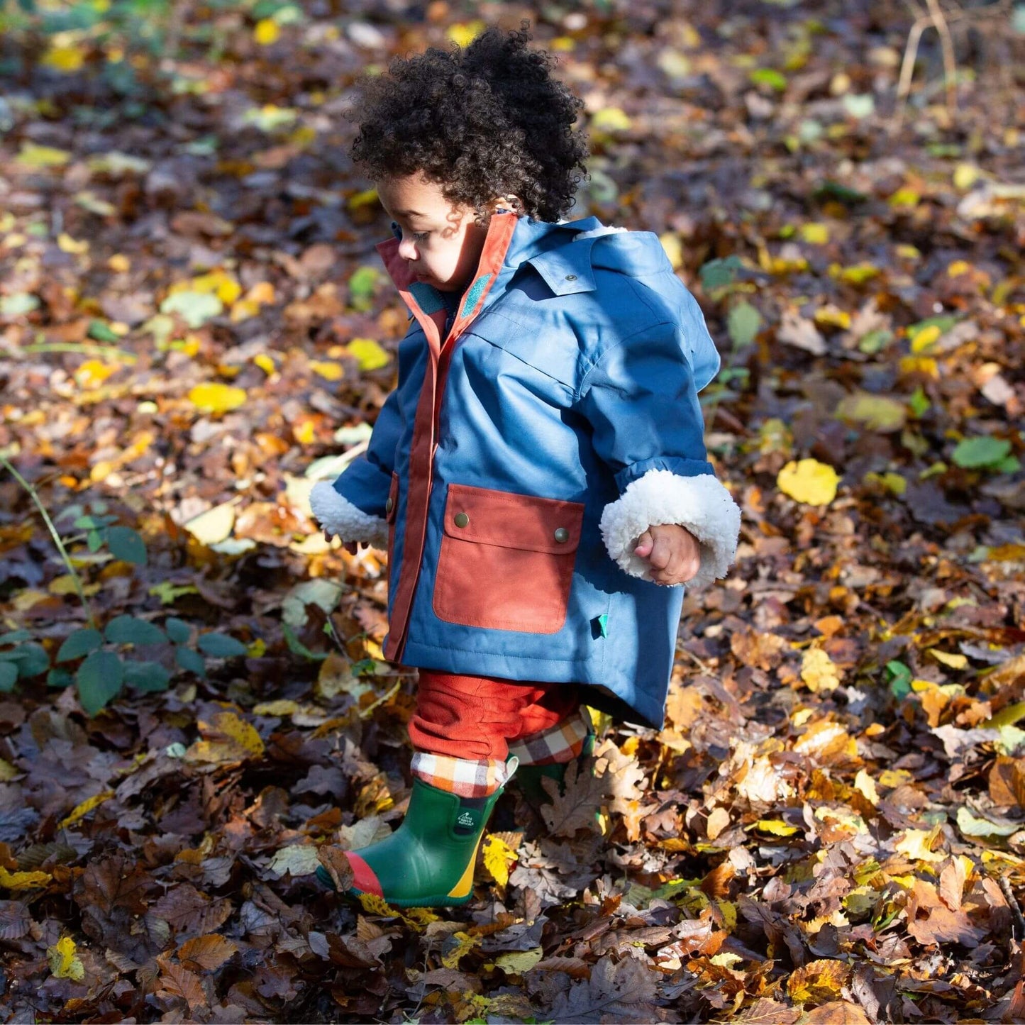 Moonlight Blue Recycled Waterproof Coat