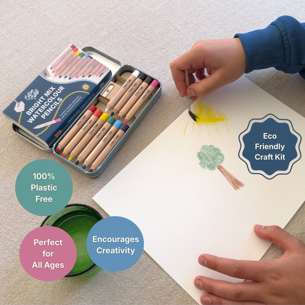 Bright Mix Watercolour Pencils Set