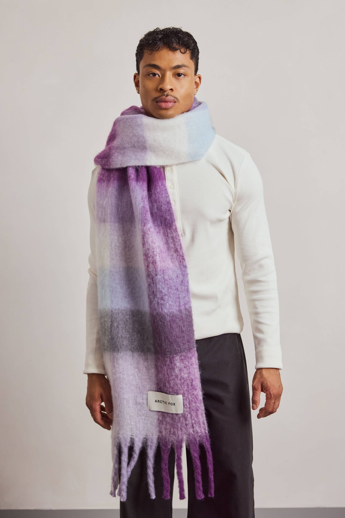 The Reykjavik Scarf - 100% Recycled - Wild Lilac