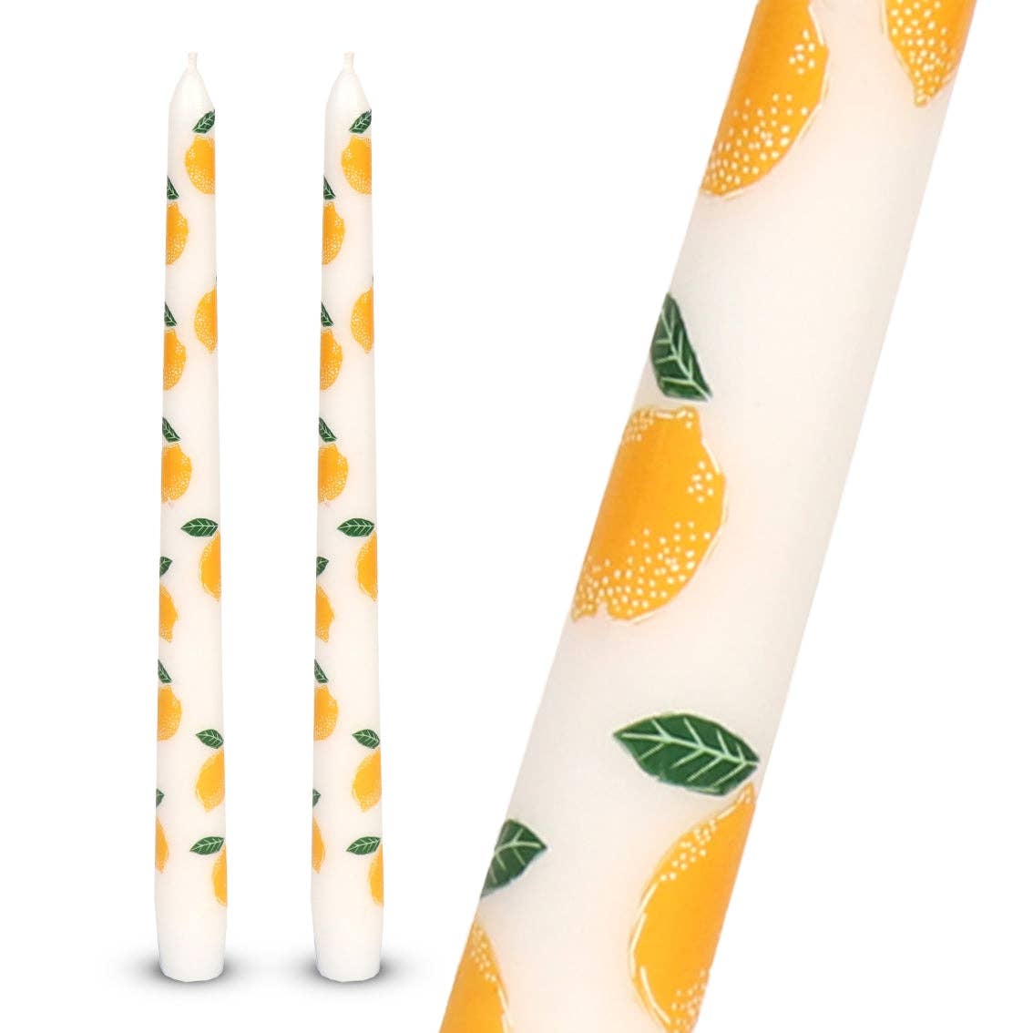 Lemon Dinner Candles