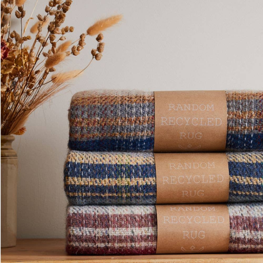 Random Recycled Wool Blanket