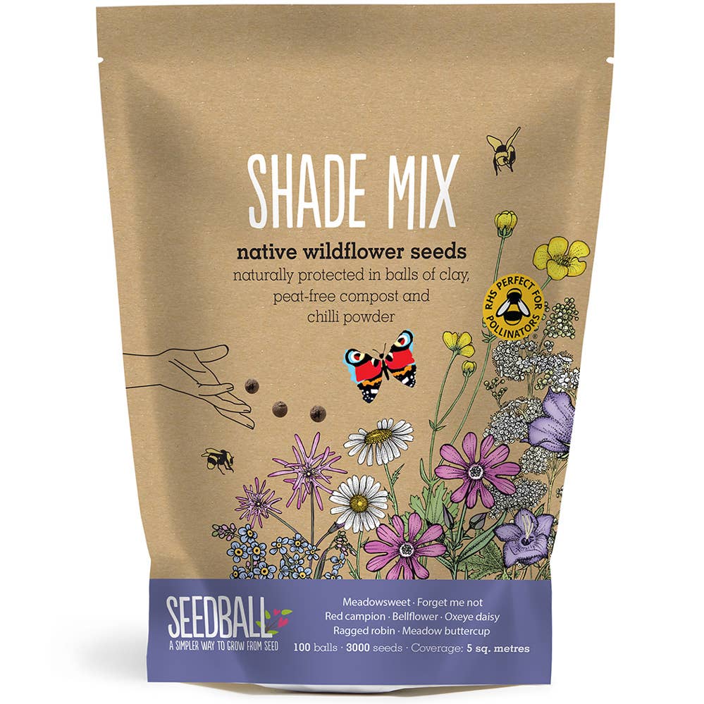 Seedball Wildflower Grab Bag - Shade Mix