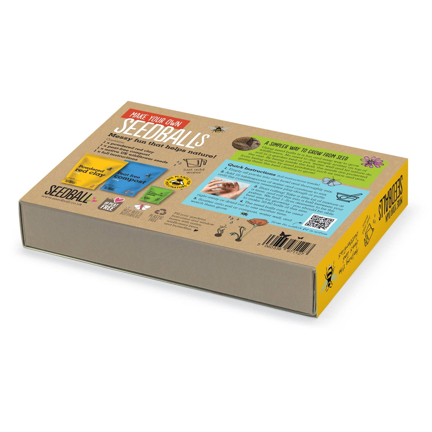 Make Your Own Seedballs Kit: Flowers for Bees