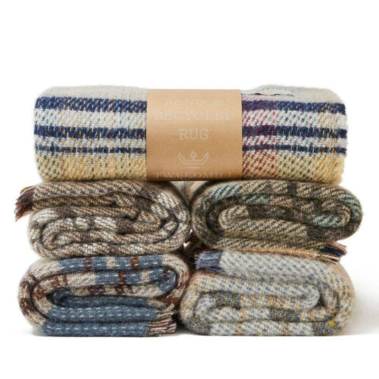 Random Recycled Wool Blanket